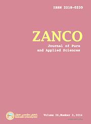 ZANCO Journal of Pure and Applied Sciences The official scientific journal of Salahaddin University-Erbil ZJPAS (2016)