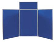 White PME EXPO SERVICES RENTAL EXHIBIT HEADER TO READ: Table Top Display 6 Wide X 4 Tall - Folding Panels Indicate Color: