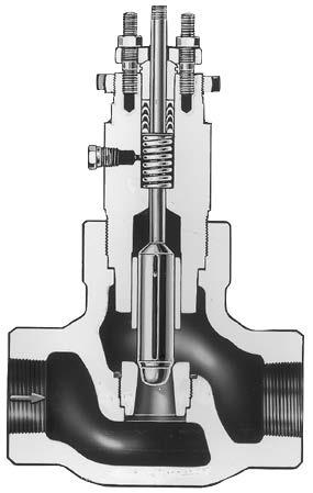 Balanced-Plug Cage-Style Valve Bodies This popular valve body style, single-ported in the sense that only one seat