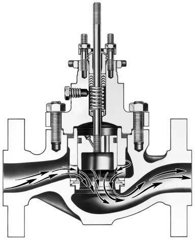Valve Body with Cage-Style Trim, Balanced Valve Plug, and Soft Seat associated only with double-ported valve bodies
