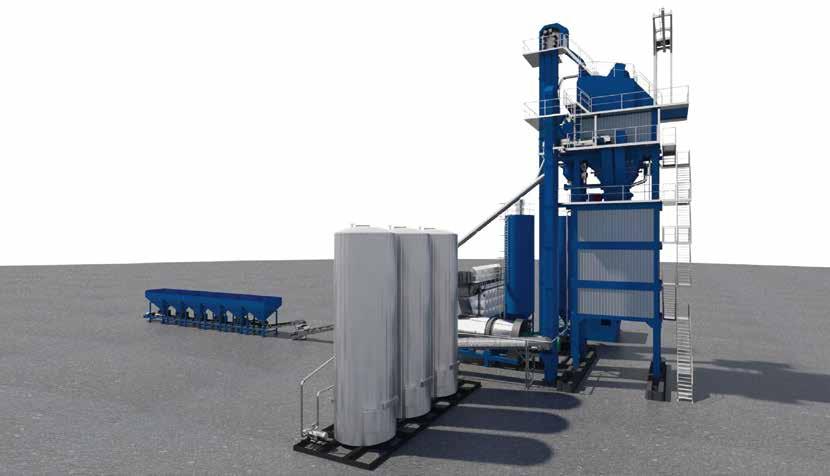 TRANSPORTABLE ASPHALT MIXING PLANTS IN CONTAINER DESIGN 21 Mixing process Plant process Printer DSL (LAN) GSM Remote system maintenance Keyboard Mouse PC CPU CONTROL SOPHISTICATED CONTROL.