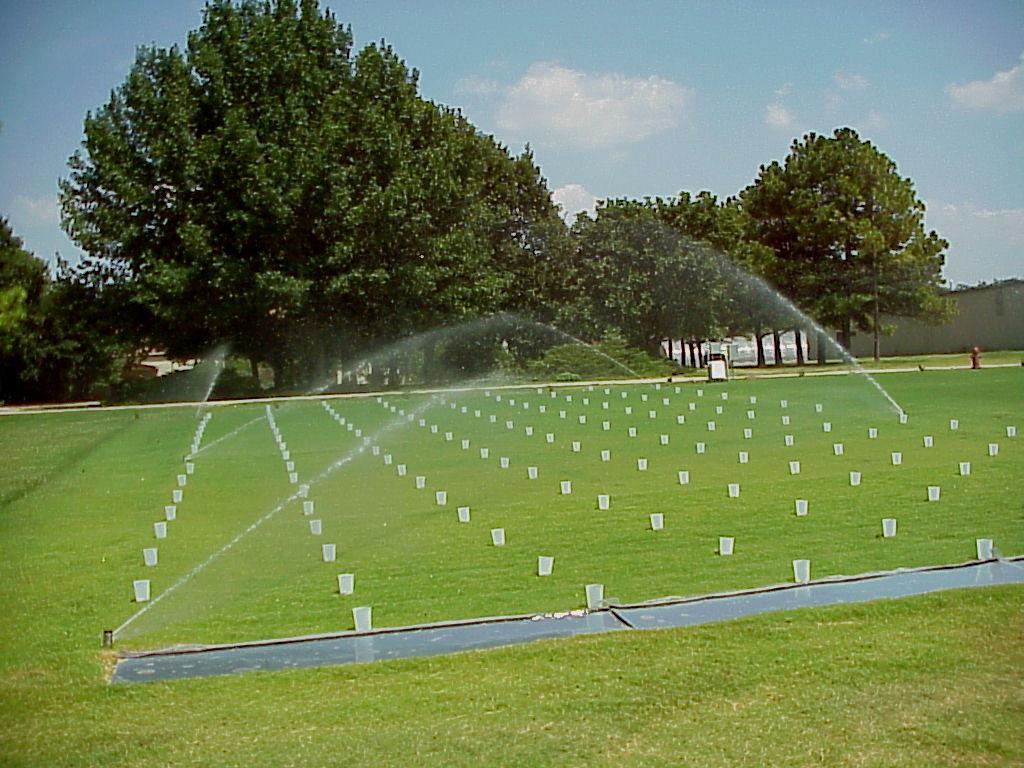 Turf Sprinkler Uniformity Test
