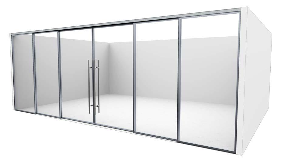 Open your horizons The moodwall P2 telescopic door is a fully integrated and customizable system designed for the contemporary workplace.