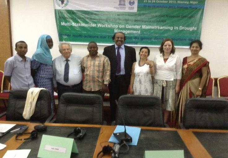 Gender Mainstreaming in Drought Management workshop in Niamey Niger UNESCO AGRHYMET Gender and