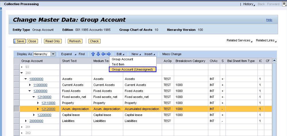 Upfront accuracy of chart of accounts and other elements such as general ledger, hierarchies, org units etc.