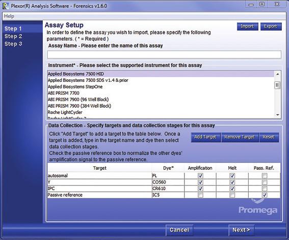 4.E. Data Import into the Plexor Analysis Software from HID Real-Time PCR Analysis Software and SDS Software, Version 2.