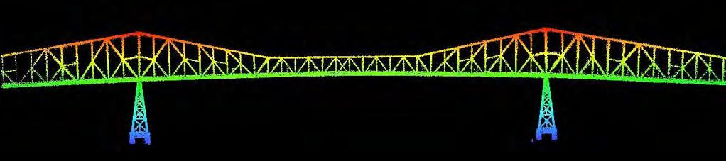 Height Survey of Lewis and Clark Bridge in Longview, WA Tide: Tide: 4.5 6.