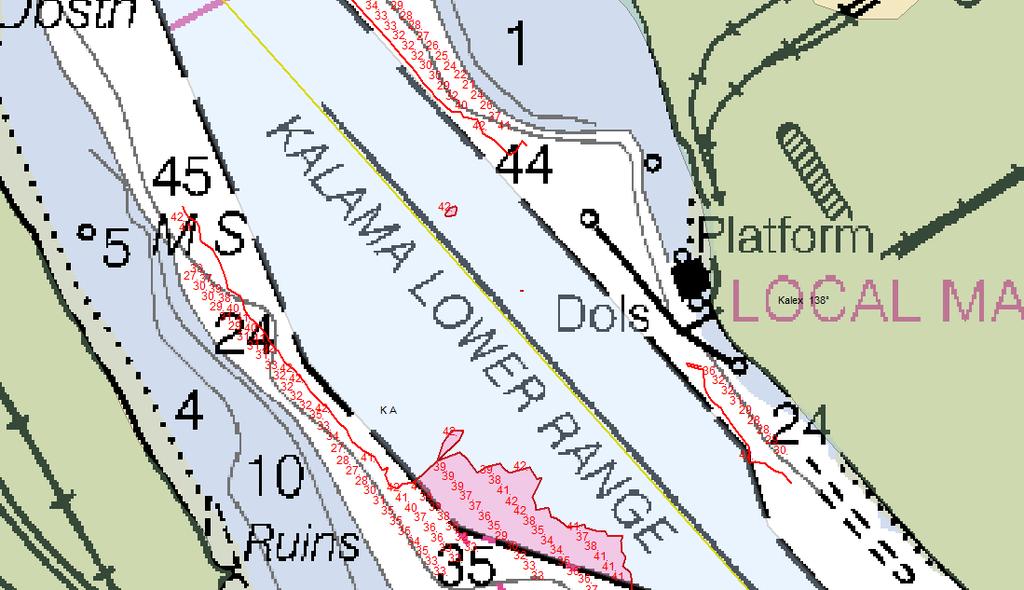 Kalama Export with USACE Soundings in