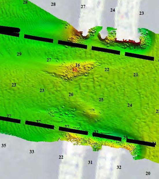 multibeam detected obstruction