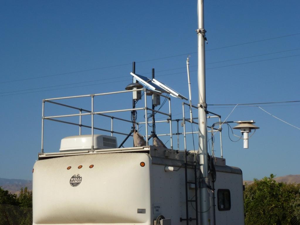 Ozone Concentrations In and Around Arvin, CA Field Study Methods Two meteorological towers with 10-m wind speed and wind direction instruments were installed.