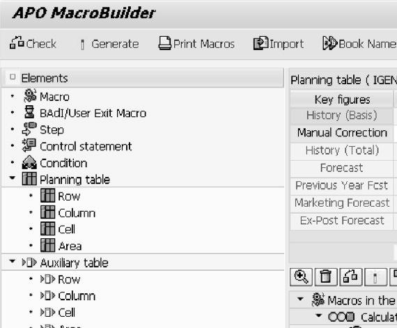 as templates for building macros.