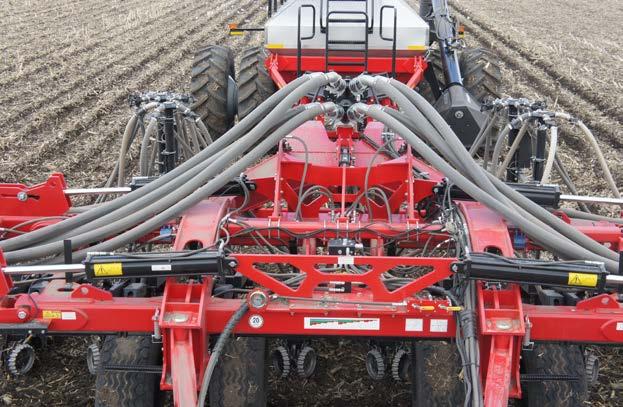 The Amity Single Disc Drill can easily be converted to a fertilizer