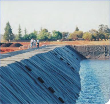 The ultra violet stabilized Dam Lining was developed to suit a wide range of climatic conditions, and provides