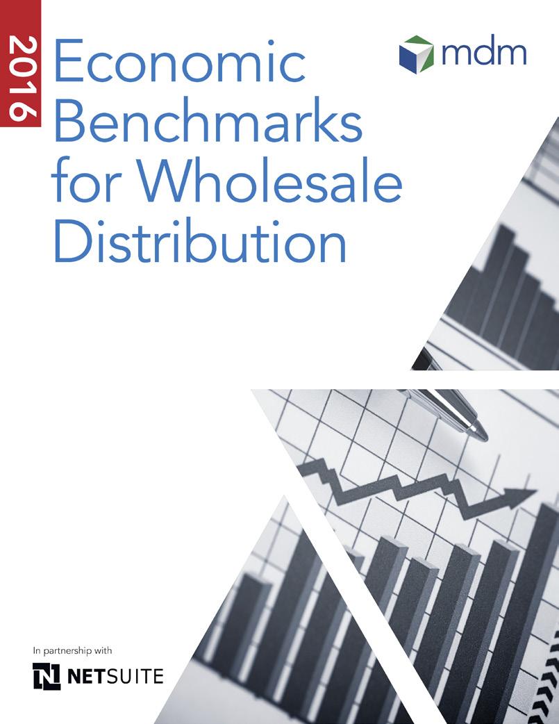 About the 2016 Economic Benchmarks for Wholesale Distribution The 2016 Economic Benchmarks for Wholesale Distribution, sponsored by NetSuite, is the most comprehensive source of accurate data and