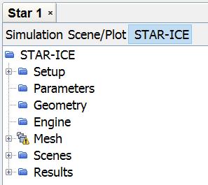 STAR-ICE STAR-ICE is an add-on to STAR-CCM+, providing a customized workflow for setting up in-cylinder simulations within STAR-CCM+ STAR-ICE opens as a minimal model tree, separate from the full