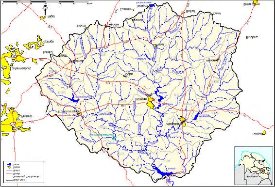 2. Comparison of And results The study area adopted for the assessment of incorporates the Olifants River catchment upstream of Loskop Dam (tertiary catchments B11, B12 and B20 and quaternary