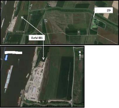 Example Mixing Zone Study The city operates a WWTP discharging to a large river 3-cell aerated