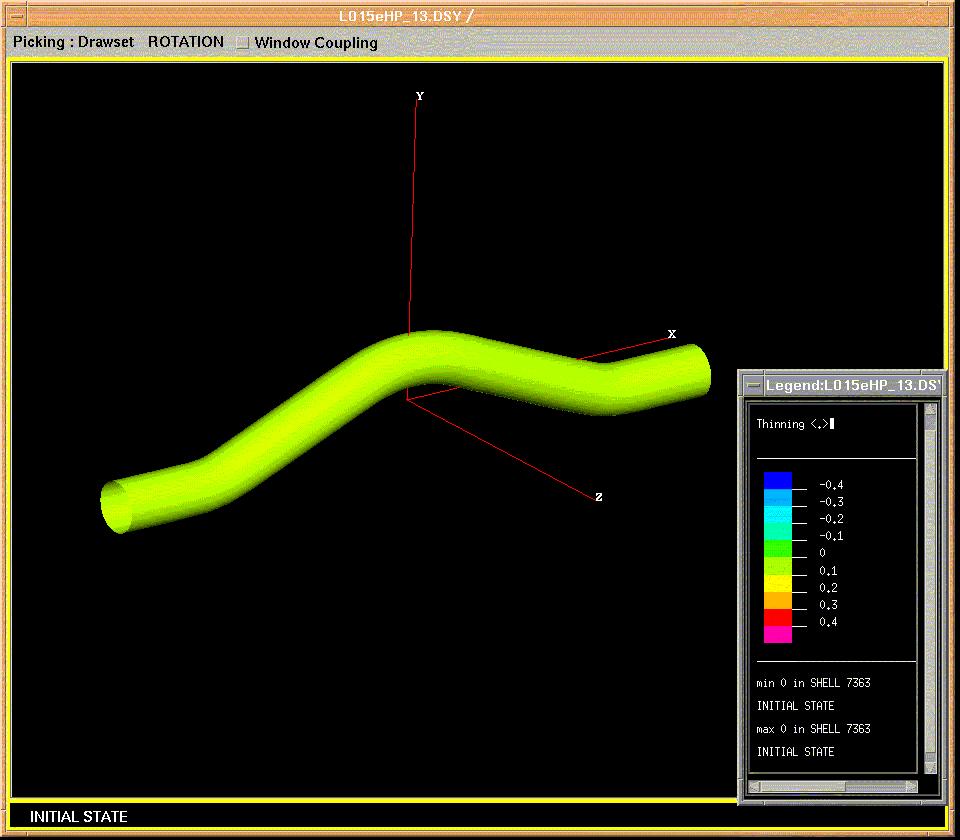 3. Process Modeling /THF of a Structural Part Hydroforming Part Name: