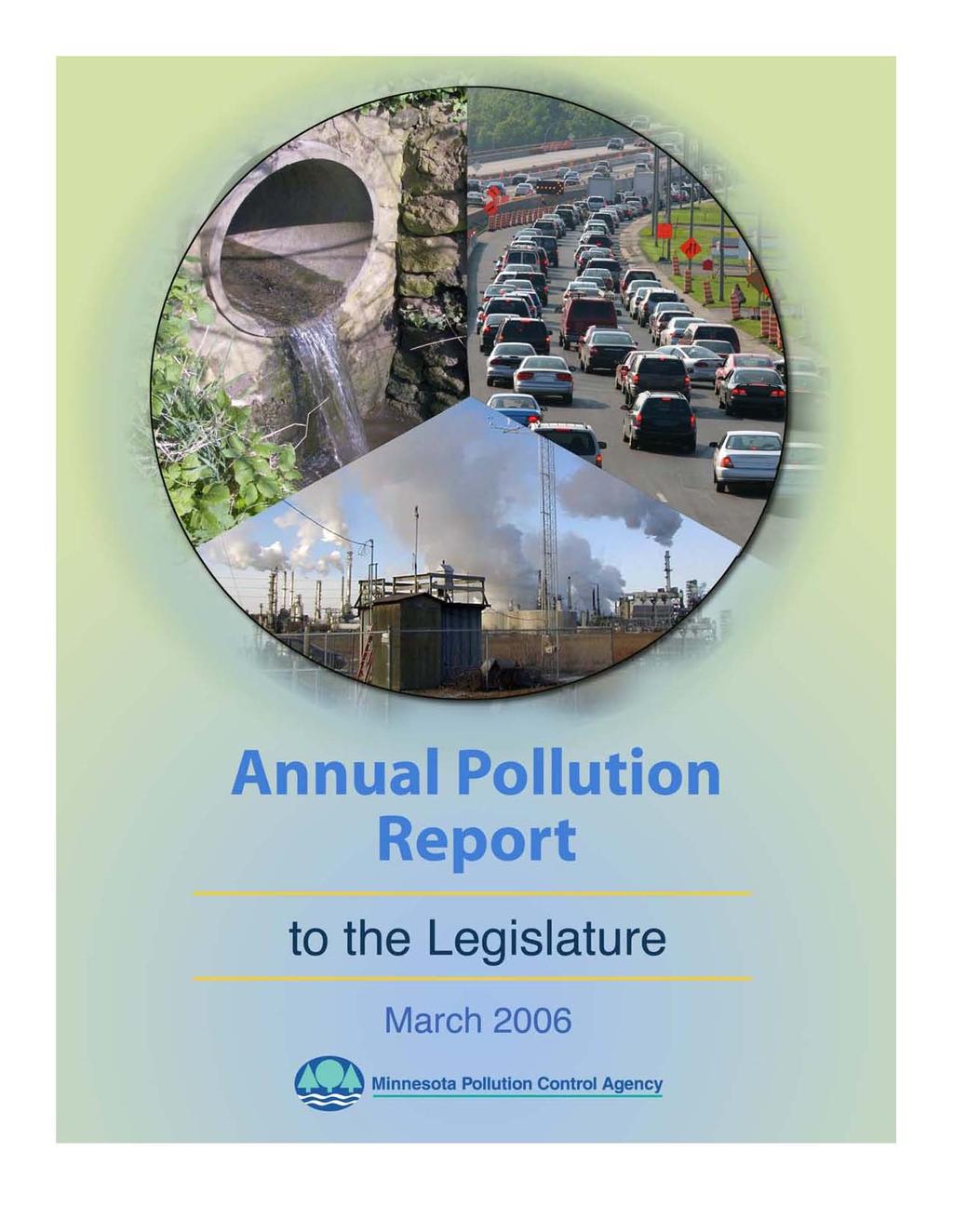 Annual Pollution Report to the Legislature March