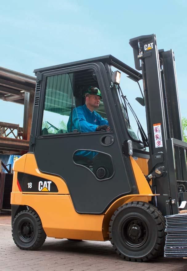 Each truck includes the easy to use features common to every Cat lift truck, meaning that operators can move from truck to truck, without the need to re familiarize.