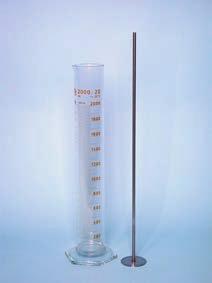 Classification test for the constituents of coarse recycled aggregate. STANDARD: EN 933-11:2009 S156-20 Plunger, for the graduated cylinder.