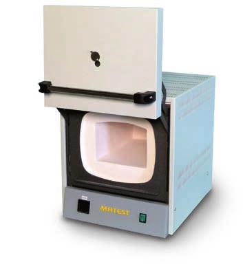 A022N Muffle furnace 1100 C. STANDARDS: EN 12697-1 clause C, EN 13108 Designed for high temperature heatings.