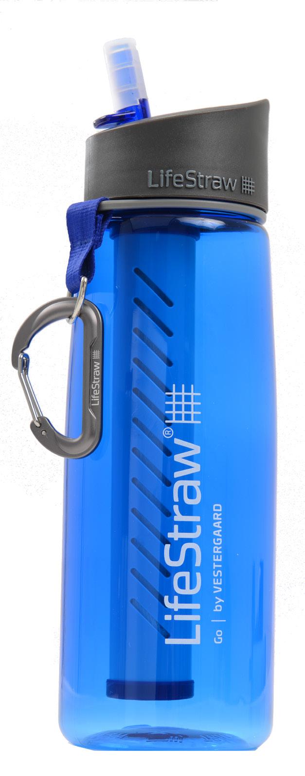 The campaign in October marks the global launch of a new product: LifeStraw Go Portable Water Bottle LifeStraw Go incorporates award-winning LifeStraw technology into a refillable water bottle.