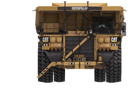 4 Rear Axle to Tail 4257 mm 13 ft 11 in 5 Ground Clearance 990 mm 3 ft 3 in 6 Dump Clearance 1263 mm 4 ft 2 in 7 Loading Height Empty 6559 mm 21 ft 6 in 8 Overall