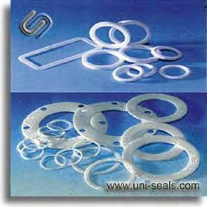 PTFE Gasket GA4000 PTFE gasket The product is molded, skived or cut from virgin PTFE sheets, rods, tubes etc. PTFE has the best chemical resistance among known plastics.