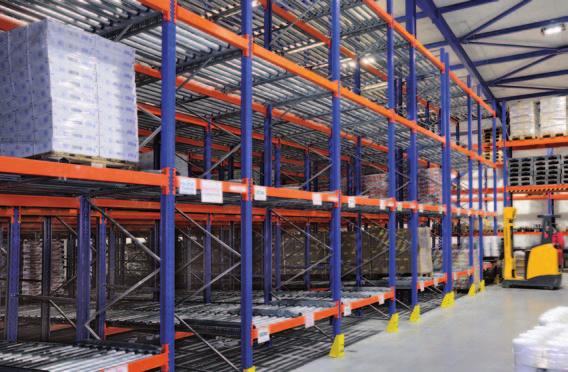 LIVE STORAGE RACKS: Nothing gets old SLP live storage racks are designed for the storage of EURO pallets, special pallets and cage pallets.