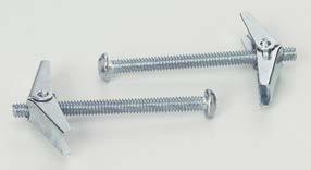 Toggle Bolts The toggle bolt is a spring wing type hollow wall anchor designed for use in block, wallboard and other hollow base materials.