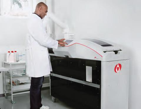 Dako CoverStainer Dako CoverStainer is a fully automated H&E working station that covers: Baking p Dewaxing p Staining p Dehydration p Coverslipping p Drying.