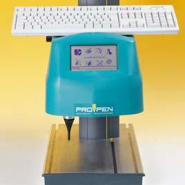 This machine allows a rapid marking 5 characters per second, with a high quality.