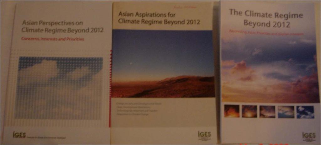 Publications based on IGES Consultations on