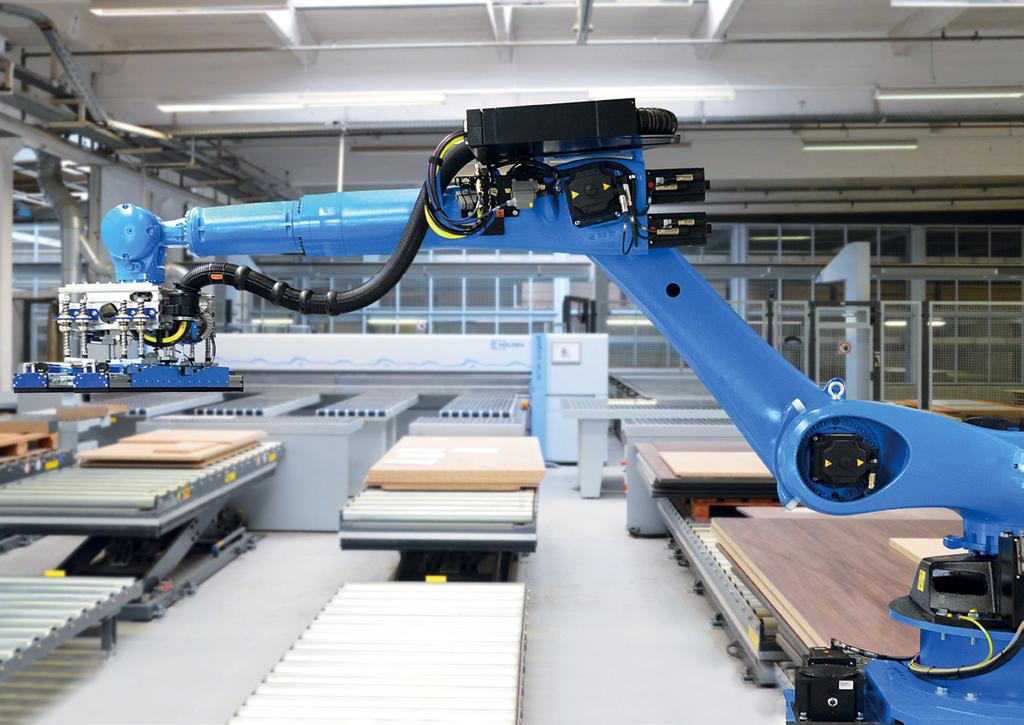 Bereich Platzhalter Lorem ipsum dolor Robots ensure product quality and improve
