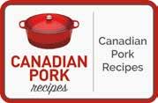 Available in French and English, the website includes links to the Verified Canadian Pork Home Chef and Home