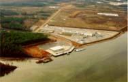 6 of 8 Counce, TN - Phone: (731) 689-3111 Facilities: Wharf, mooring dolphins, and storage area. Uses: Not in use. Formerly used for general freight transfer and truck-barge transfer of pulpwood.