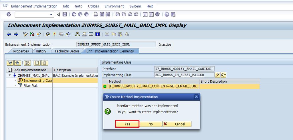 Change E-Mail Content in Substitution In the Create
