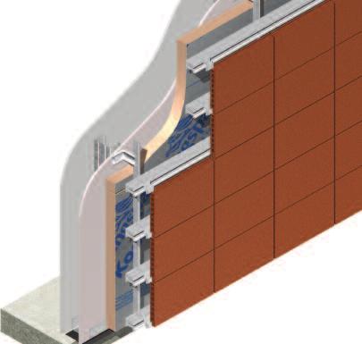 NBS users should refer to clause(s): H92 776 (Standard and Intermediate) Figure 1 Insulated Rainscreen Cladding Systems (non proprietary external finish) Non-combustible substrate structural masonry