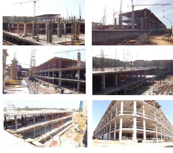 Period of construction and completion Construction of the multifunctional shopping and entertainment centre commenced in the spring of 2012 and is being erected to replace Russia s largest wholesale