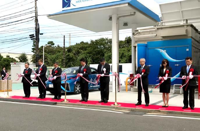 Opening of the first fueling station with Nel-technology in Japan Nel Hydrogen Fueling Ribbon cutting ceremony on October 5 th, 2017 Mitsubishi Kakoki Kaisha (MKK) purchased the rights to manufacture