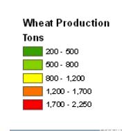Around 20 mln ha is used for crop production, mainly for wheat 14