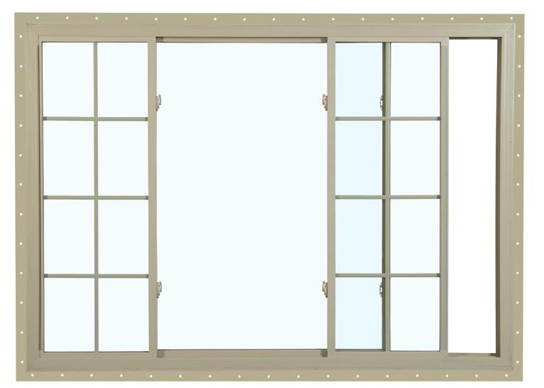 sash further reduce air and water infiltration -mounted full screen and double locks come standard* Full-perimeter double weather stripping surrounds 3 4" insulated glass to