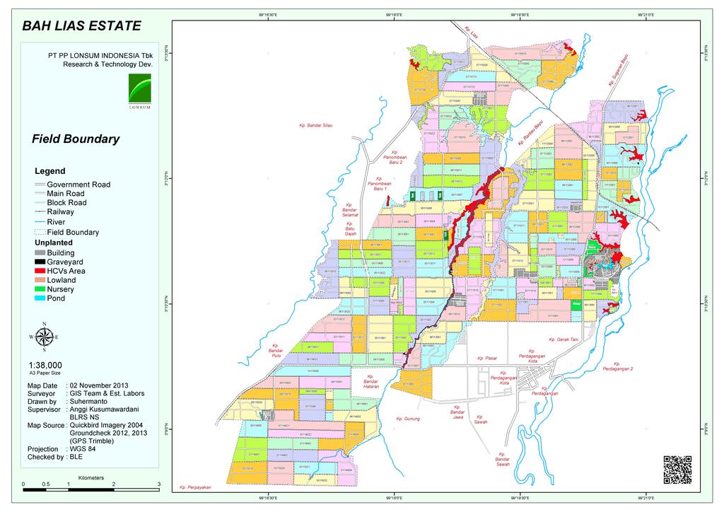 Figure 1e Map of Bah Lias Estate Source: Lonsum, April 2014 WI-835265 Doc ID: 3843 /