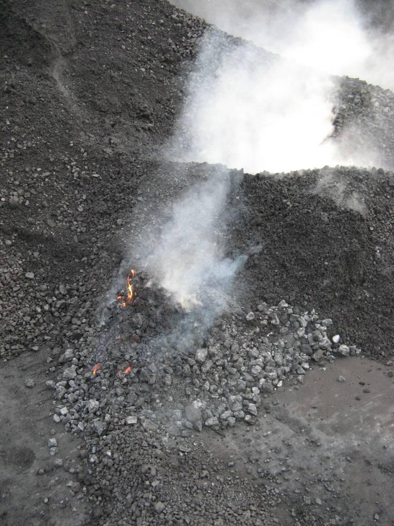 Coal Storage Recommendations: Compaction in layers of coal Build heap side not to steep Adjustment of the stock pile to main wind direction Avoidance of water in the stock pile underground Regular,