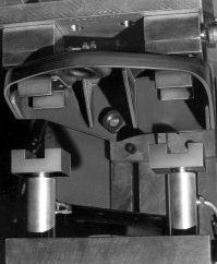 A Case History: Projection welding brackets to automotive frame assemblies is twice as fast with an Equa-Press dual tip holder.