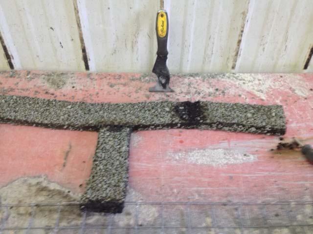 2017-07-26 13 Butt joint and splicing the «STOPO» sealing strips Butt splicing in any direction (lateral, longitudinal or perpendicular) is accomplished by first removing stone and/or cut the strips