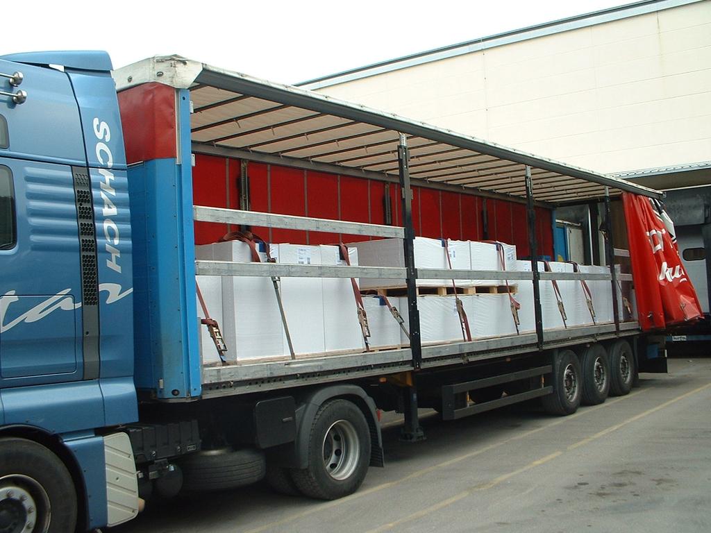 General requirements for means of transport For road transport, only vehicles that can withstand the physical demands arising from the load may be used.