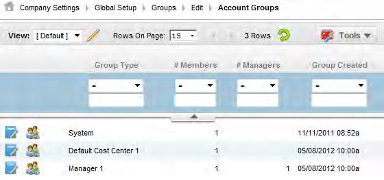 Under Company Settings > Global Set-up > Company Setup > Company Config Tab, you can enable different groups that you would like to be automatically created in the system based on what an employee is