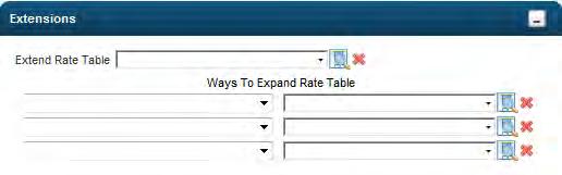 To extend a personal rate table: 1. This allows you to pull rates from different rate tables and apply those rates over what is in the personal table, and vice versa.